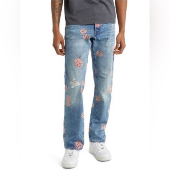 Icecream Other - Icecream Luck Straight leg Jeanine Vanilla Be. Denim with dice. Men’s Size 32.